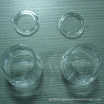 Plastic part for contact-less thermometer accessories